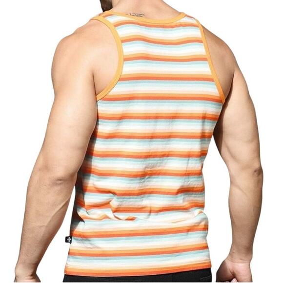 Andrew Christian Tulum Stripe Tank Large Multicolor - Picture 2 of 4